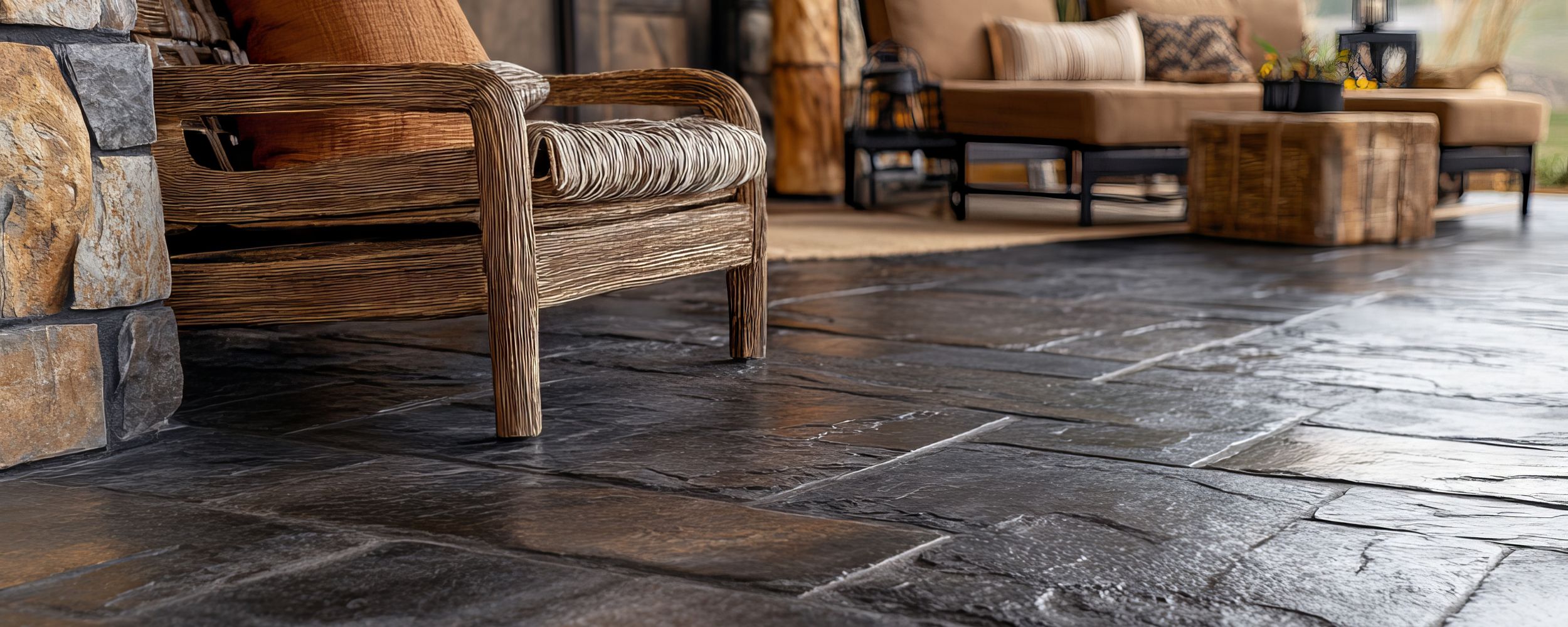 Flagstone pavers