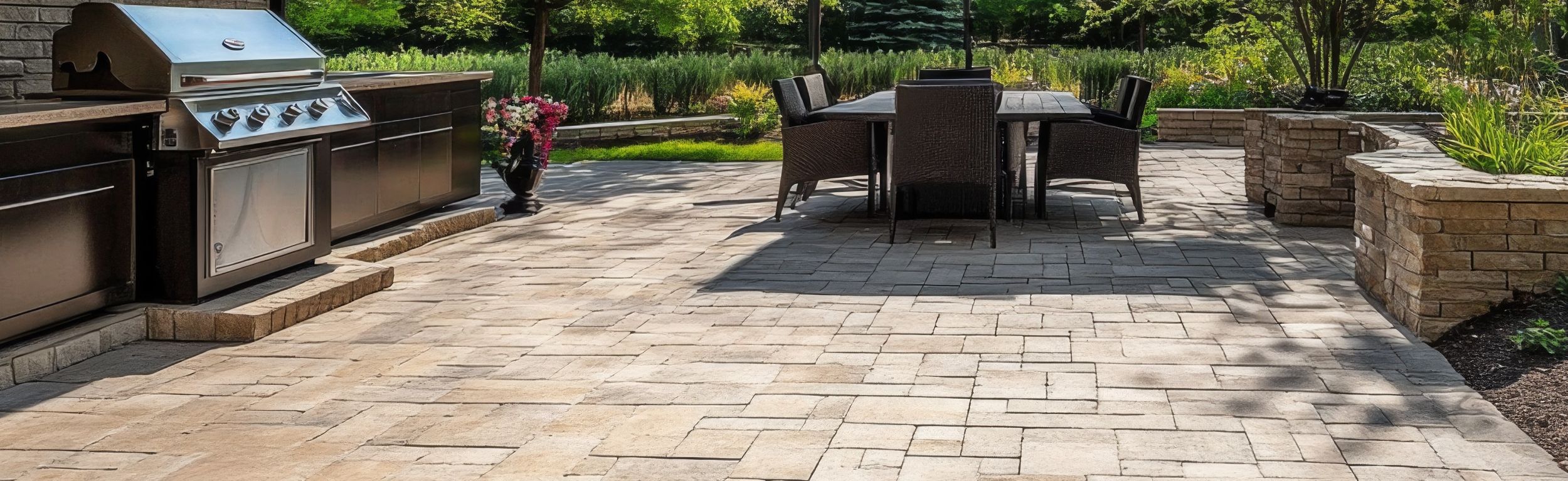 beautifully restored hardscape
