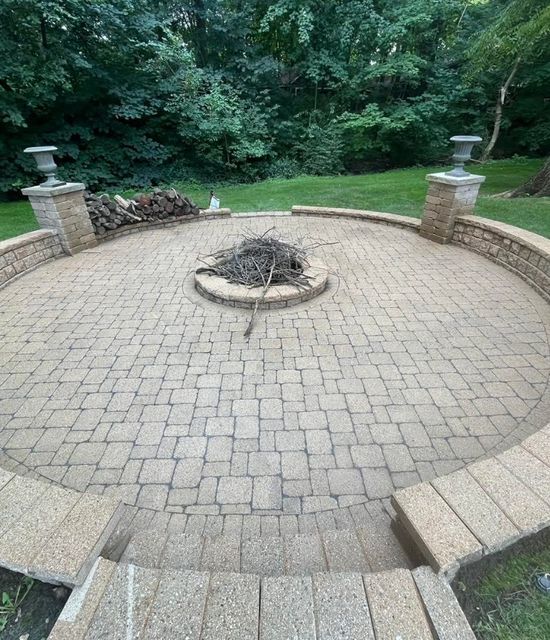 hardscape
after power washing